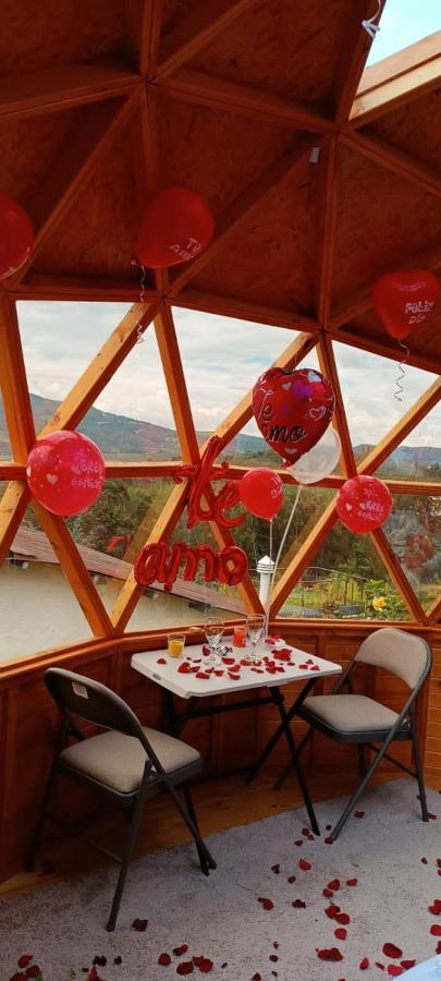 Benigno Mirador Bed & Breakfast Guatavita Eksteriør bilde